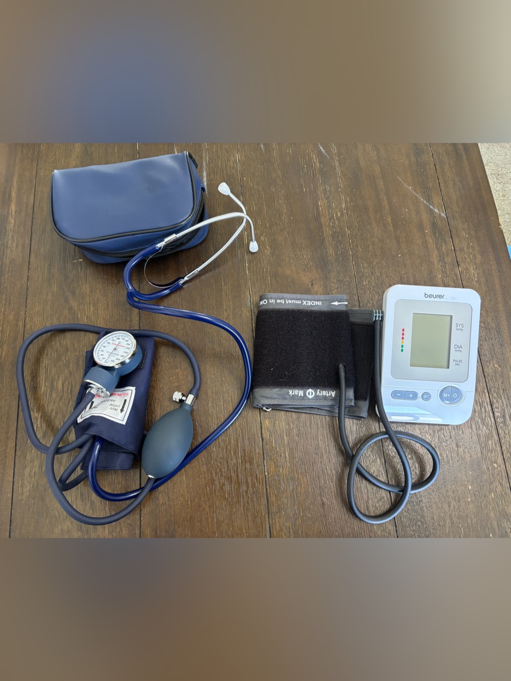 Blood Pressure Monitor Set Manual and Electric